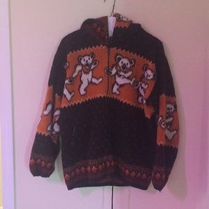 Grateful Dead Alpaca Fur Jacket